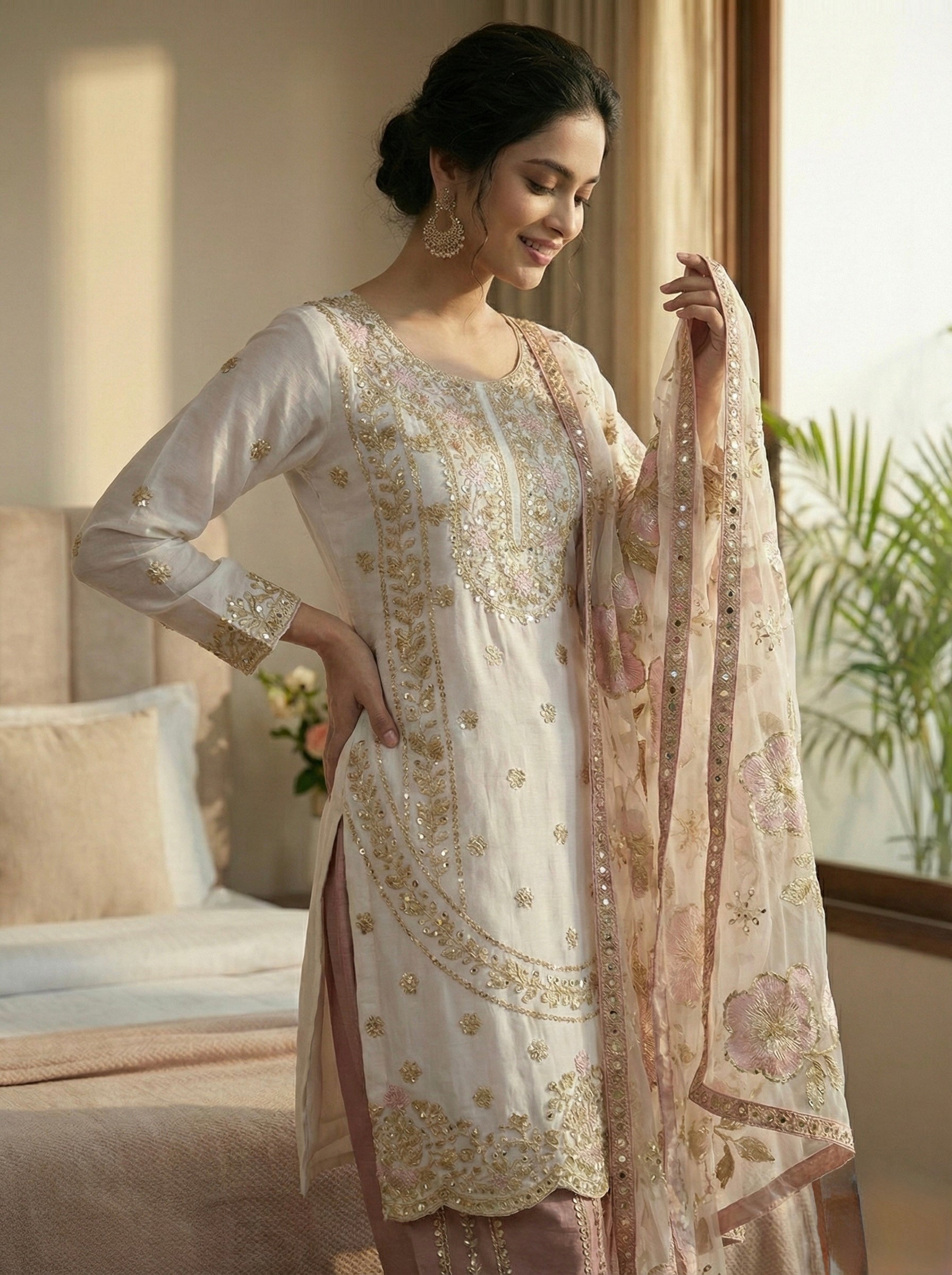 Ruhani Emerald Traditional Ethnic Set