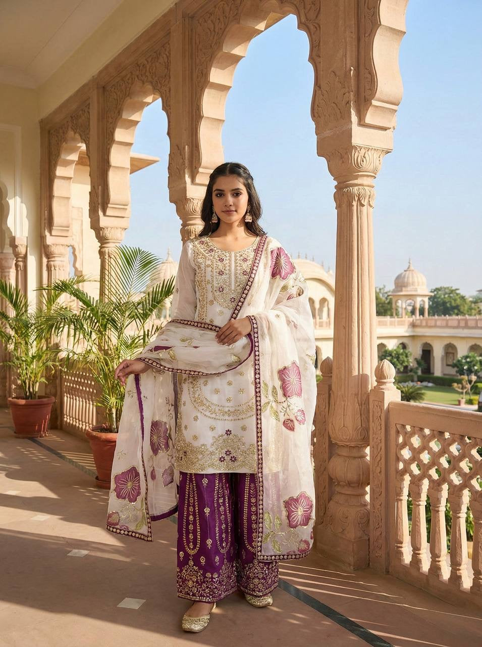 Ruhani Emerald Traditional Ethnic Set