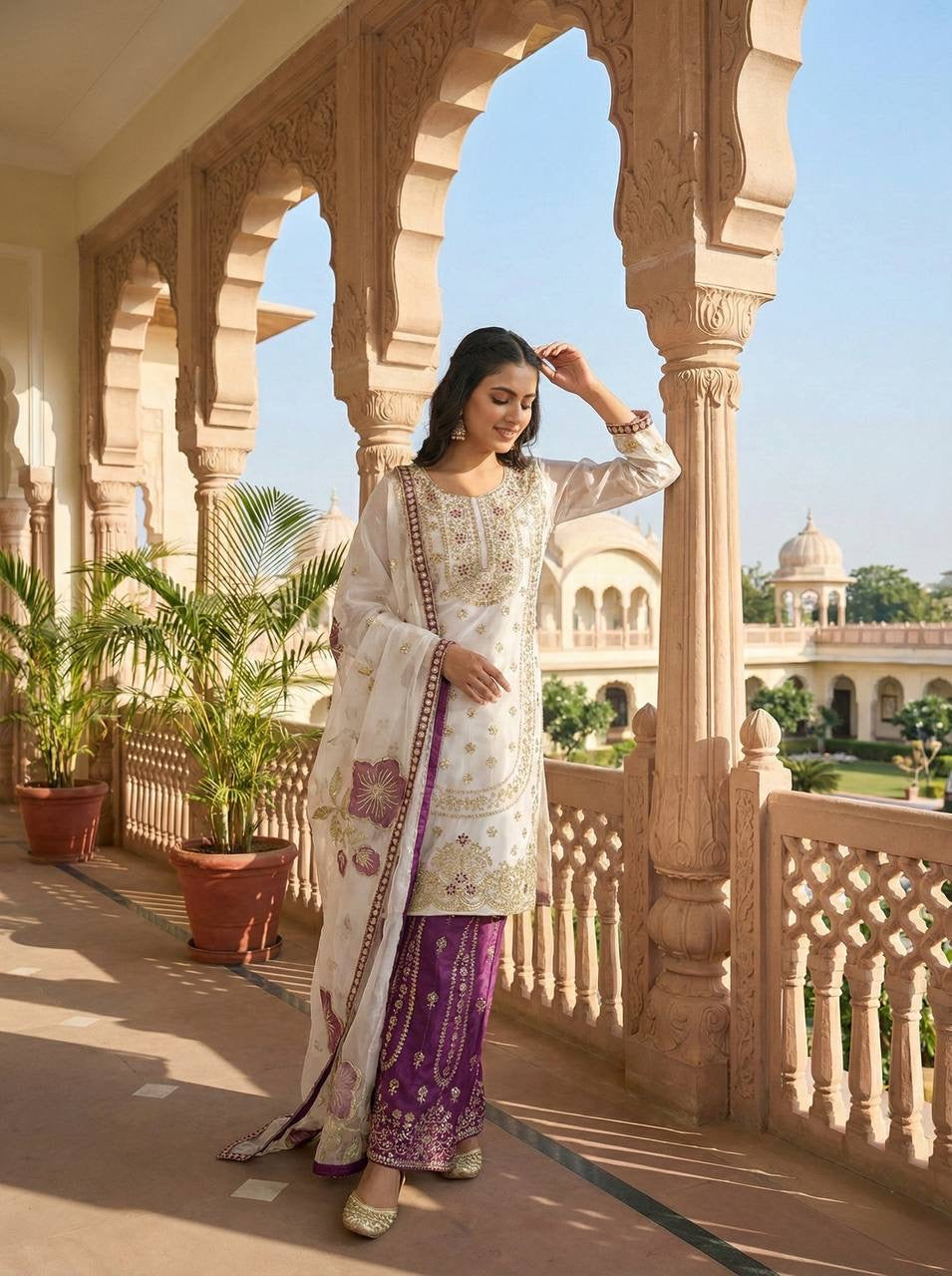 Ruhani Emerald Traditional Ethnic Set
