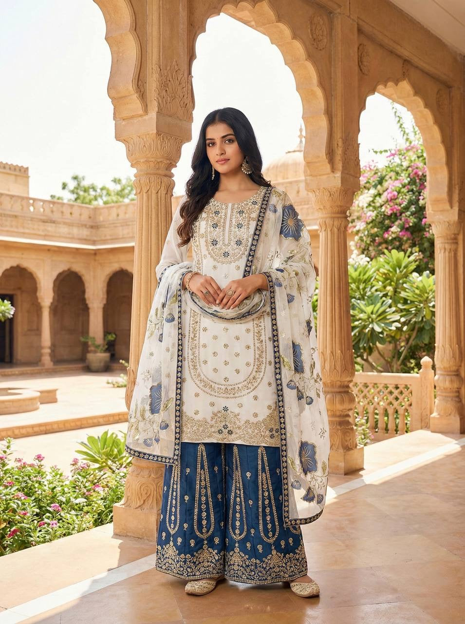 Ruhani Emerald Traditional Ethnic Set