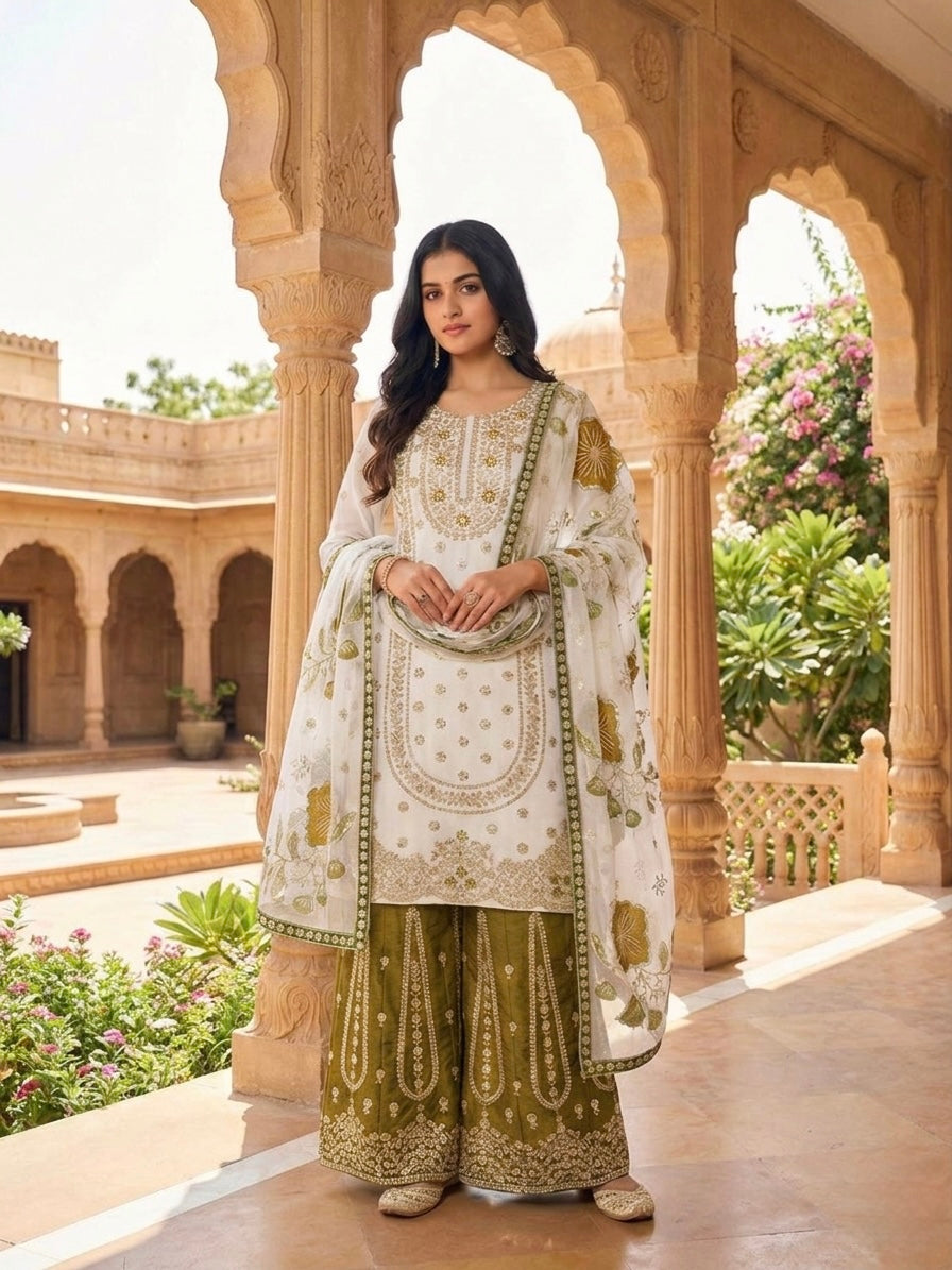 Ruhani Emerald Traditional Ethnic Set