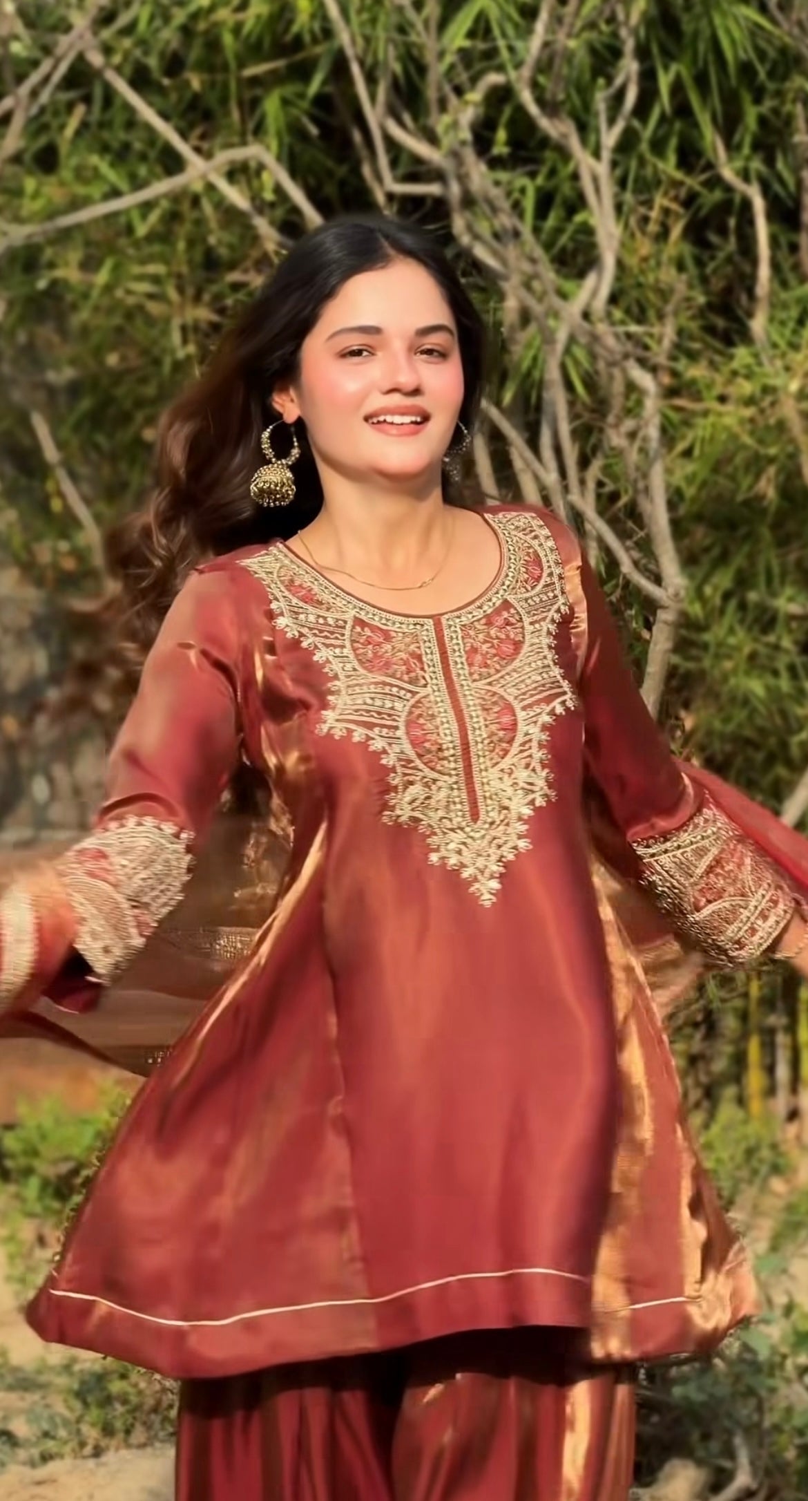 Siaara Fandy Silk Farshi Salwar Set