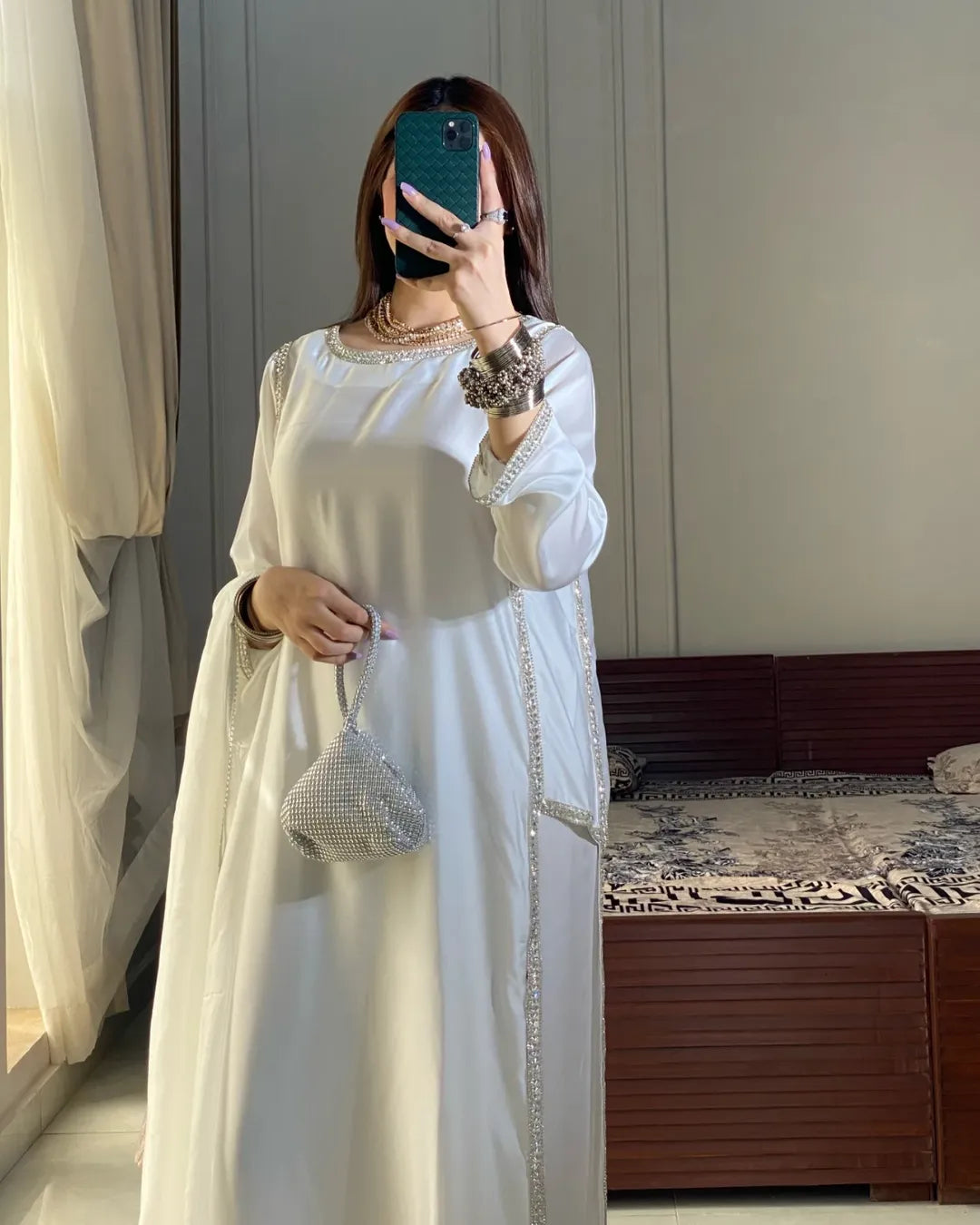 Eshira  Classic Grace Ivory Suit Set
