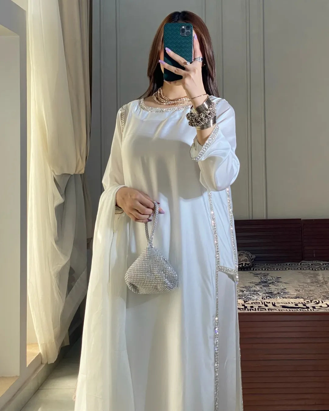 Eshira  Classic Grace Ivory Suit Set
