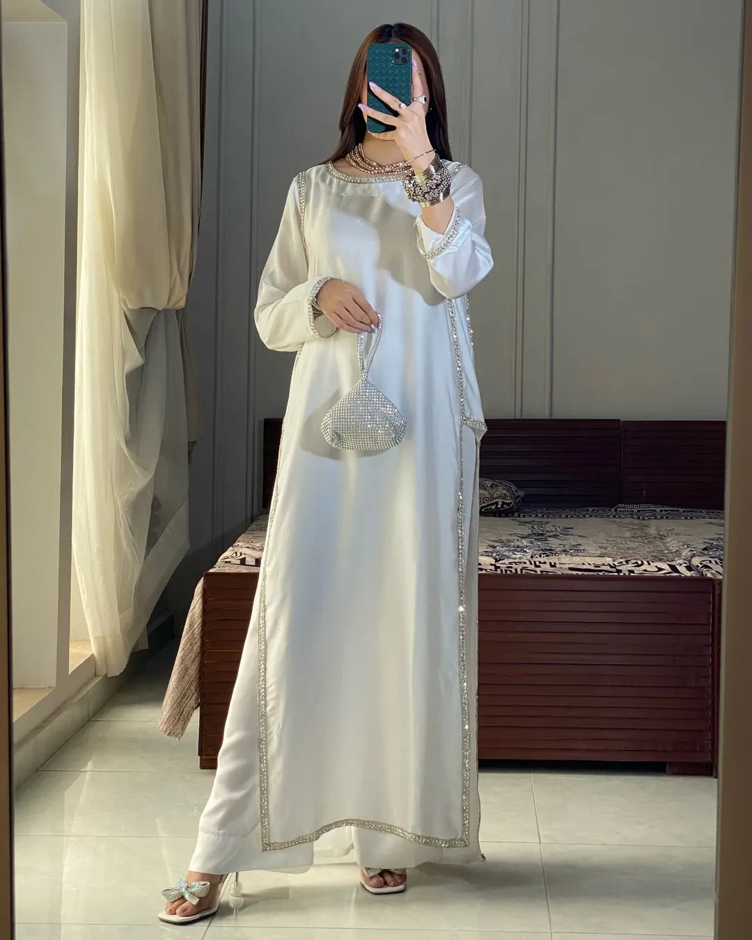 Eshira  Classic Grace Ivory Suit Set