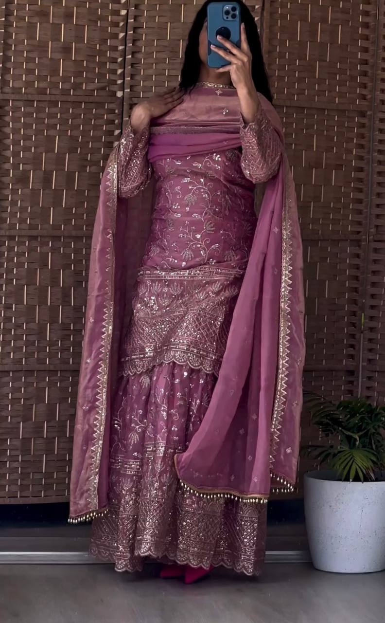 Zyvella Shine Sharara Set