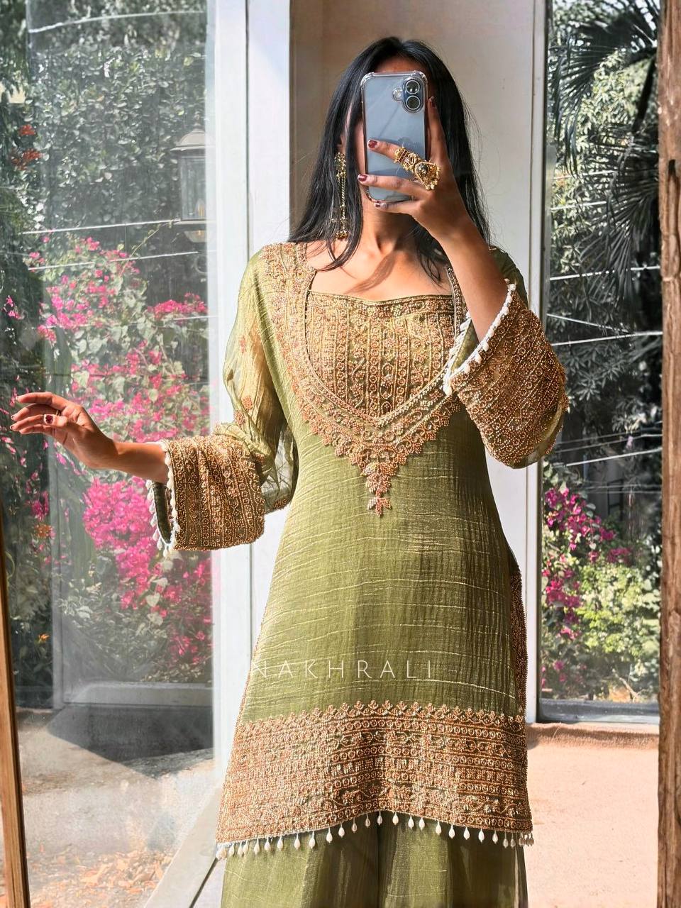 Tehzeeb Luxe Kurta Sharara Set
