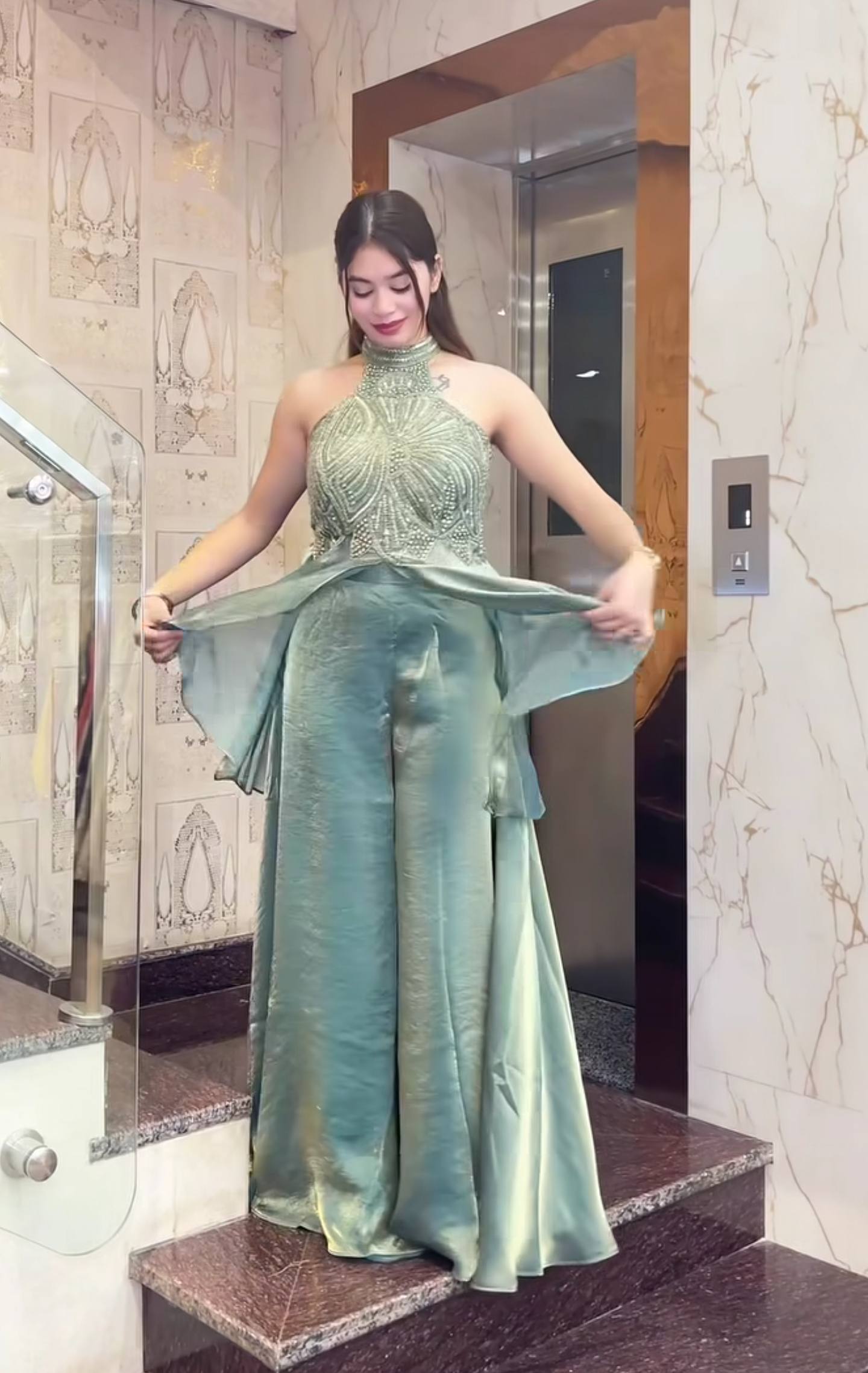 Zireva Moti Grace Sharara Set