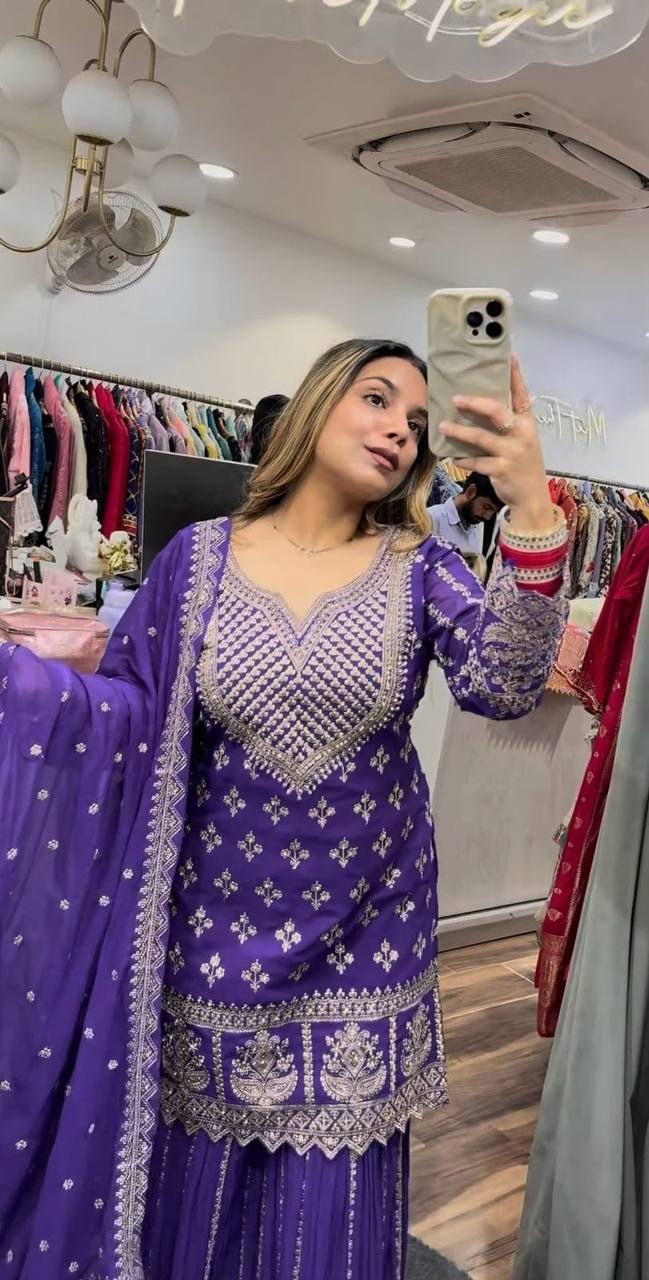 Arelina Glow Sharara Set