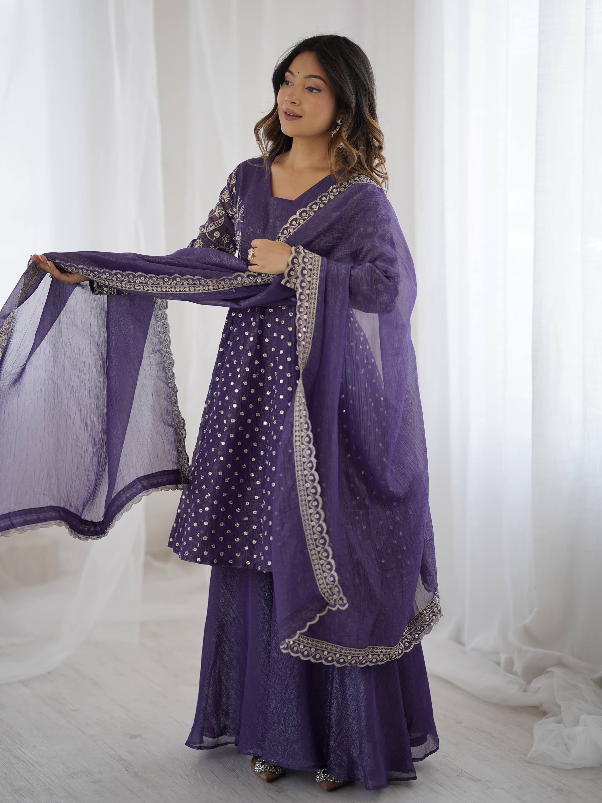 Navira Shine Sharara Set