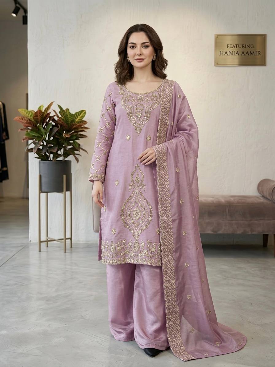 Azeeva Gmy Choo Beads Sharara Set