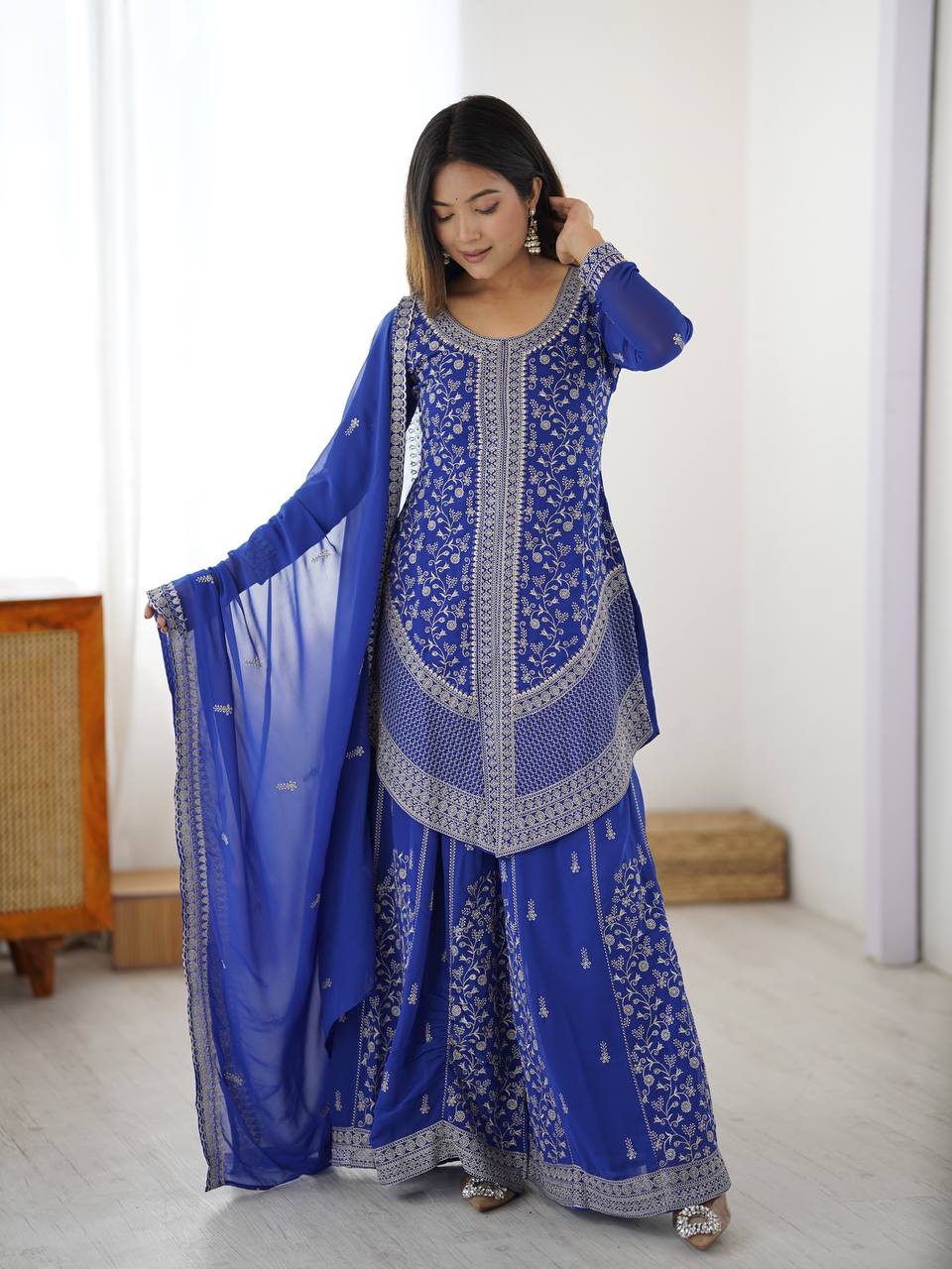 Aarohi Shaded Palazzo Set