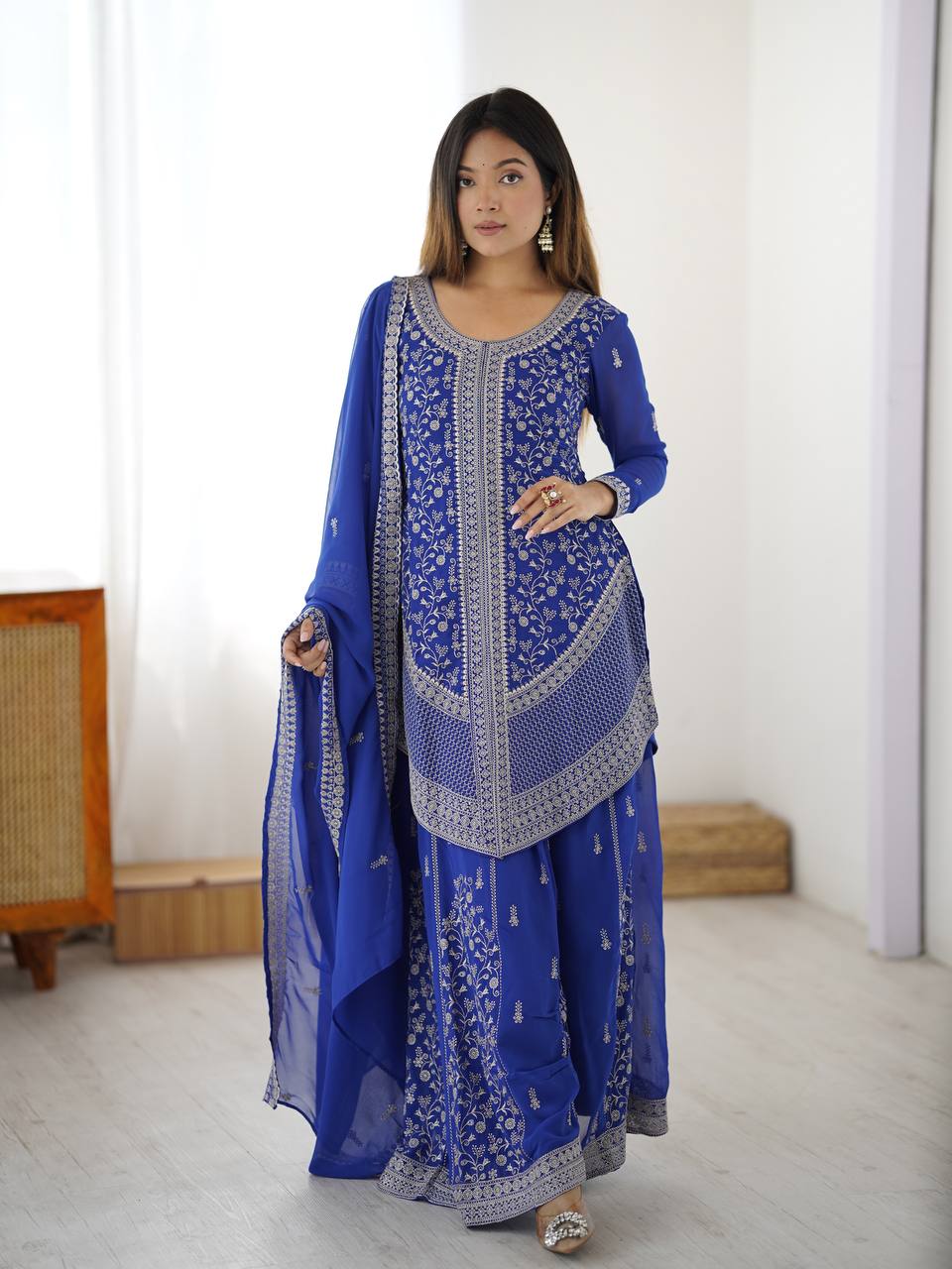Aarohi Shaded Palazzo Set
