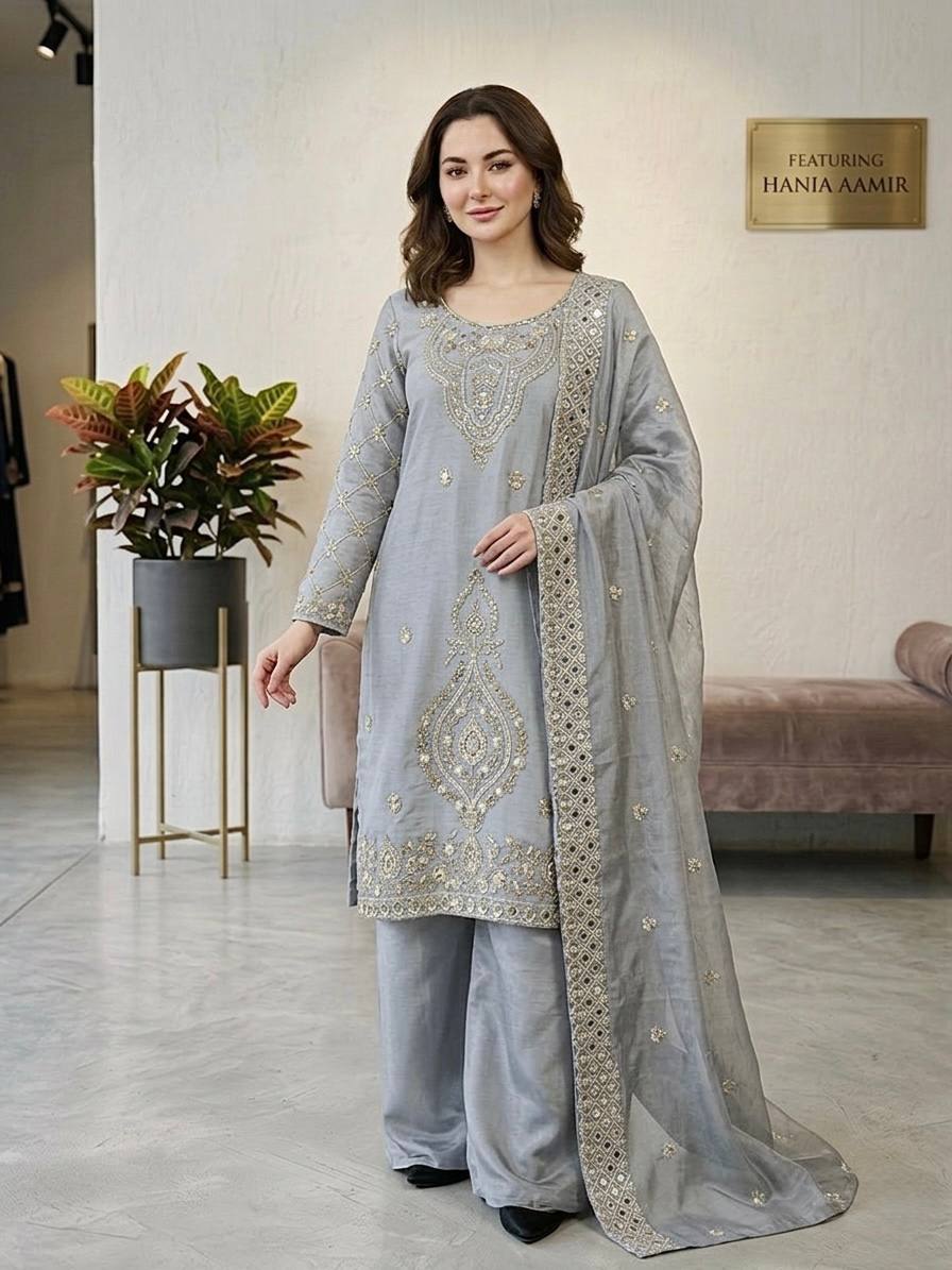 Azeeva Gmy Choo Beads Sharara Set