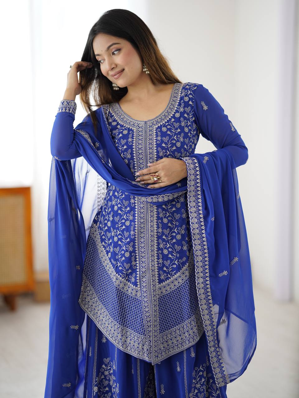 Aarohi Shaded Palazzo Set