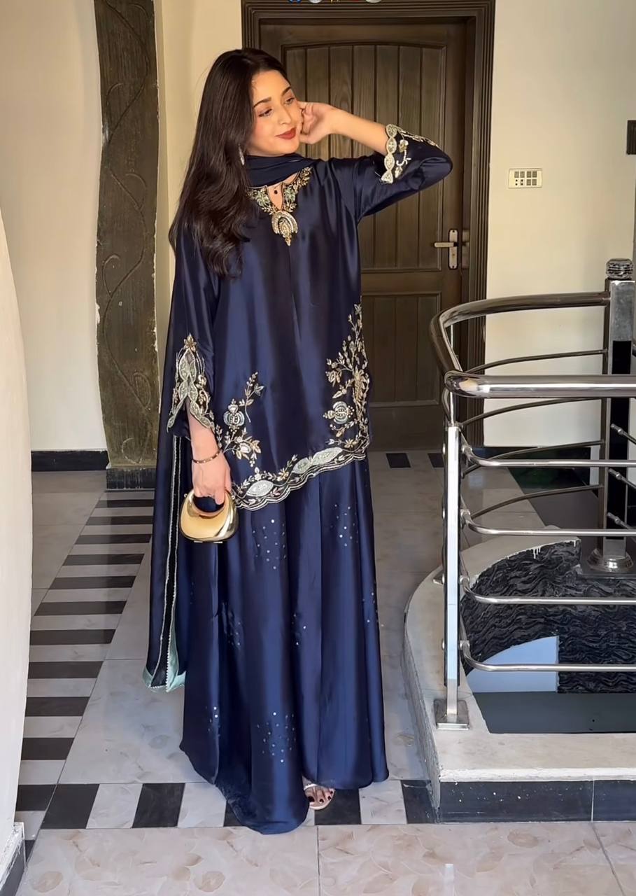 Zivara Bids Luxe Sharara Set
