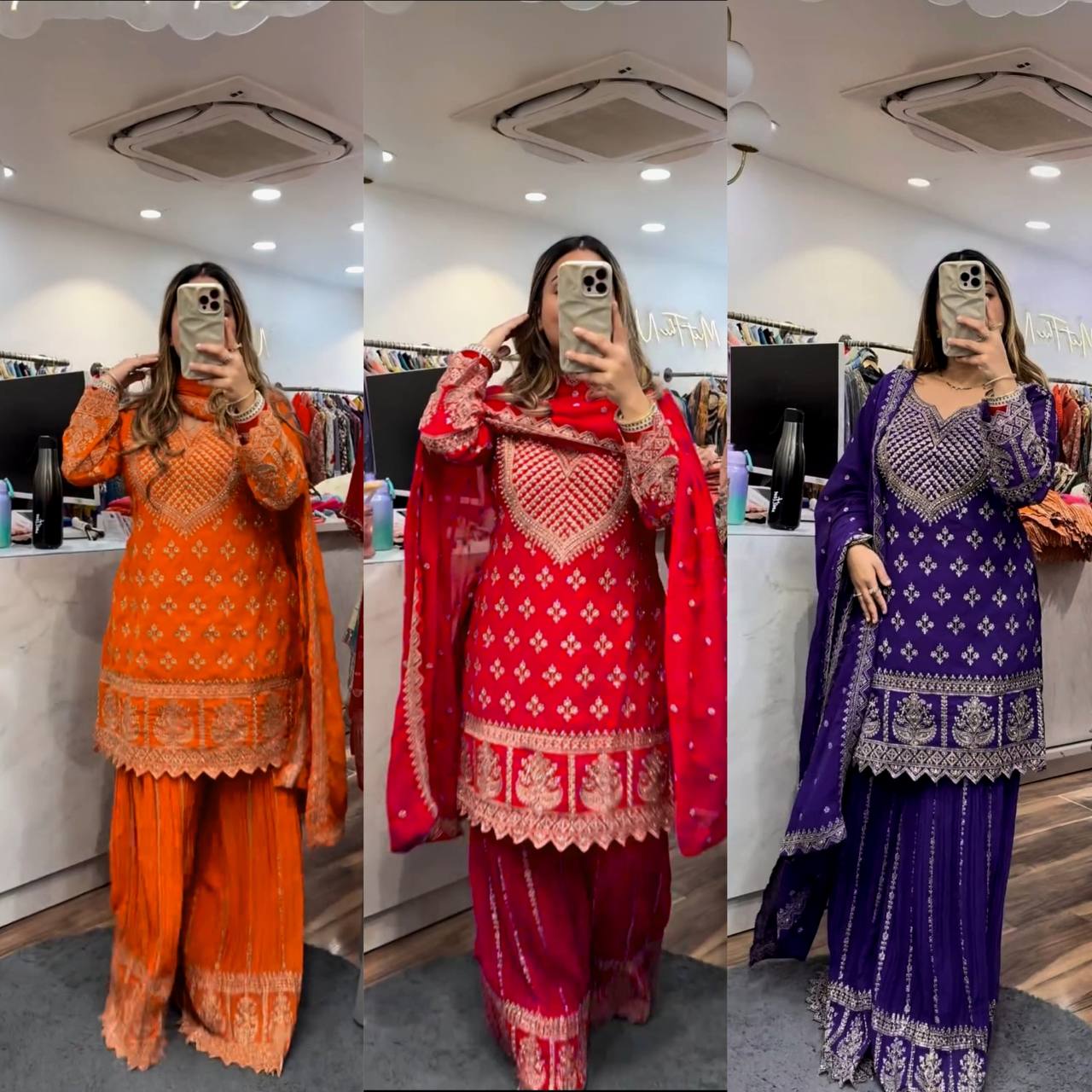 Arelina Glow Sharara Set