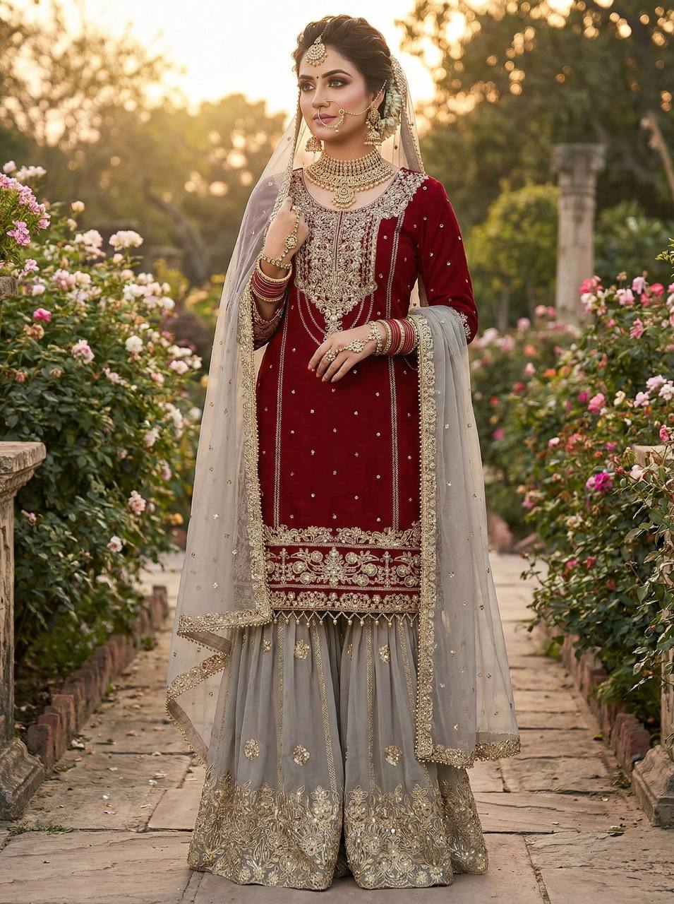 Zyrelia Dori Luxe Palazzo Set