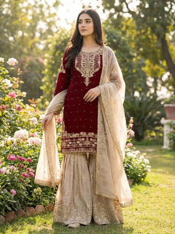 Zymera Dori Luxe Palazzo Set