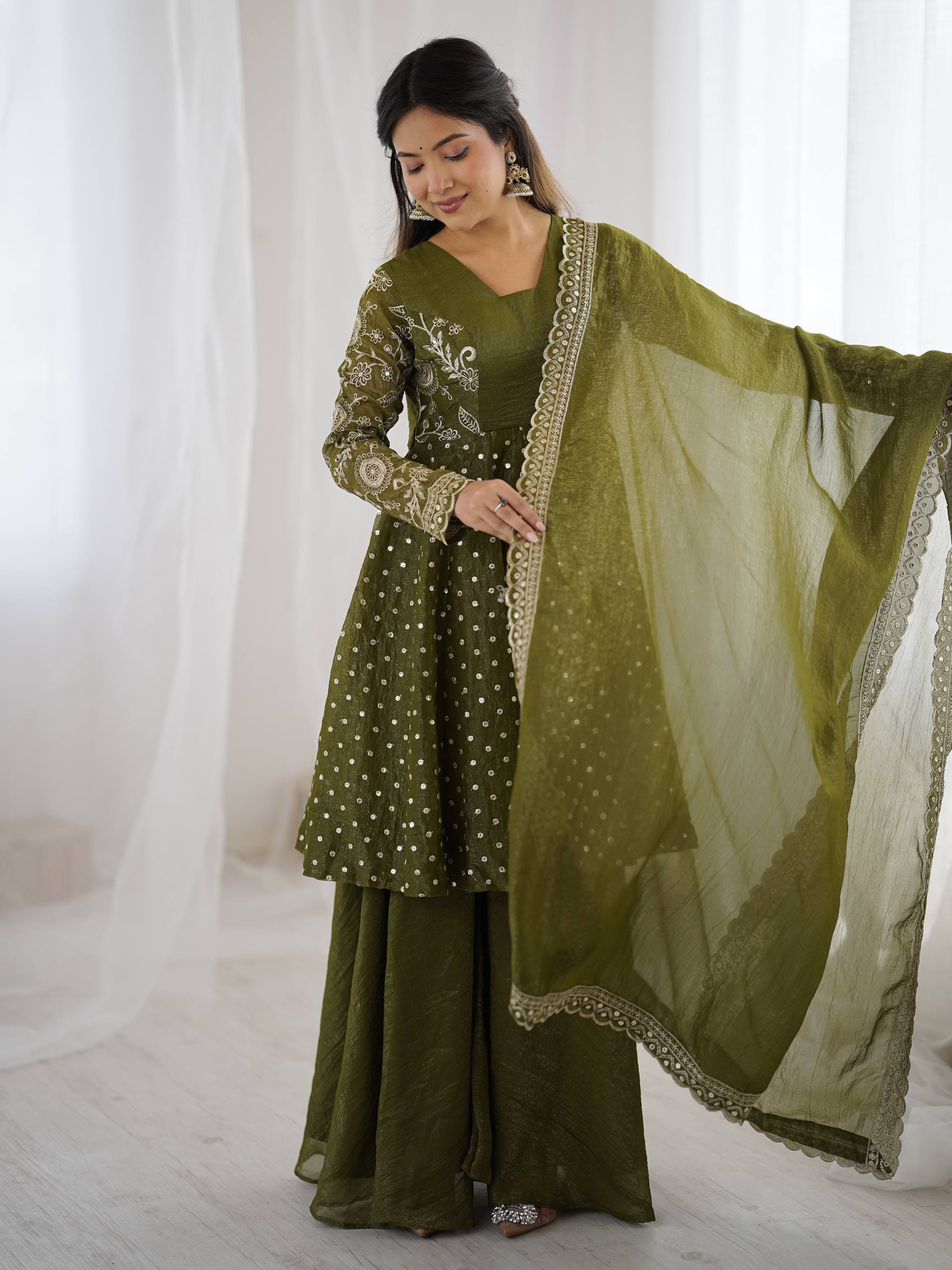 Navira Shine Sharara Set