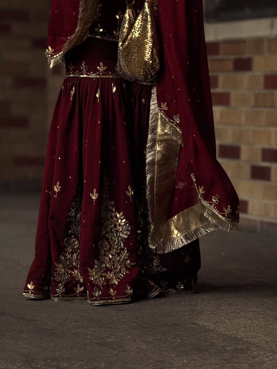 Ruzaira Mirror Elegance Sharara Set