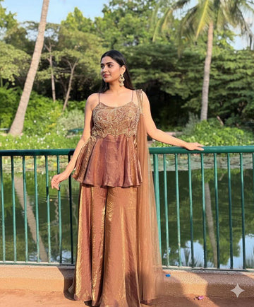 Aarohi Zimmy Glow Palazzo Set