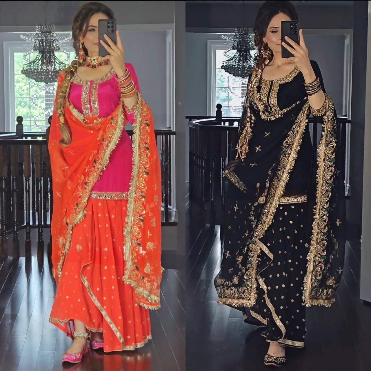 Aarini Malay Silk Dhoti Set