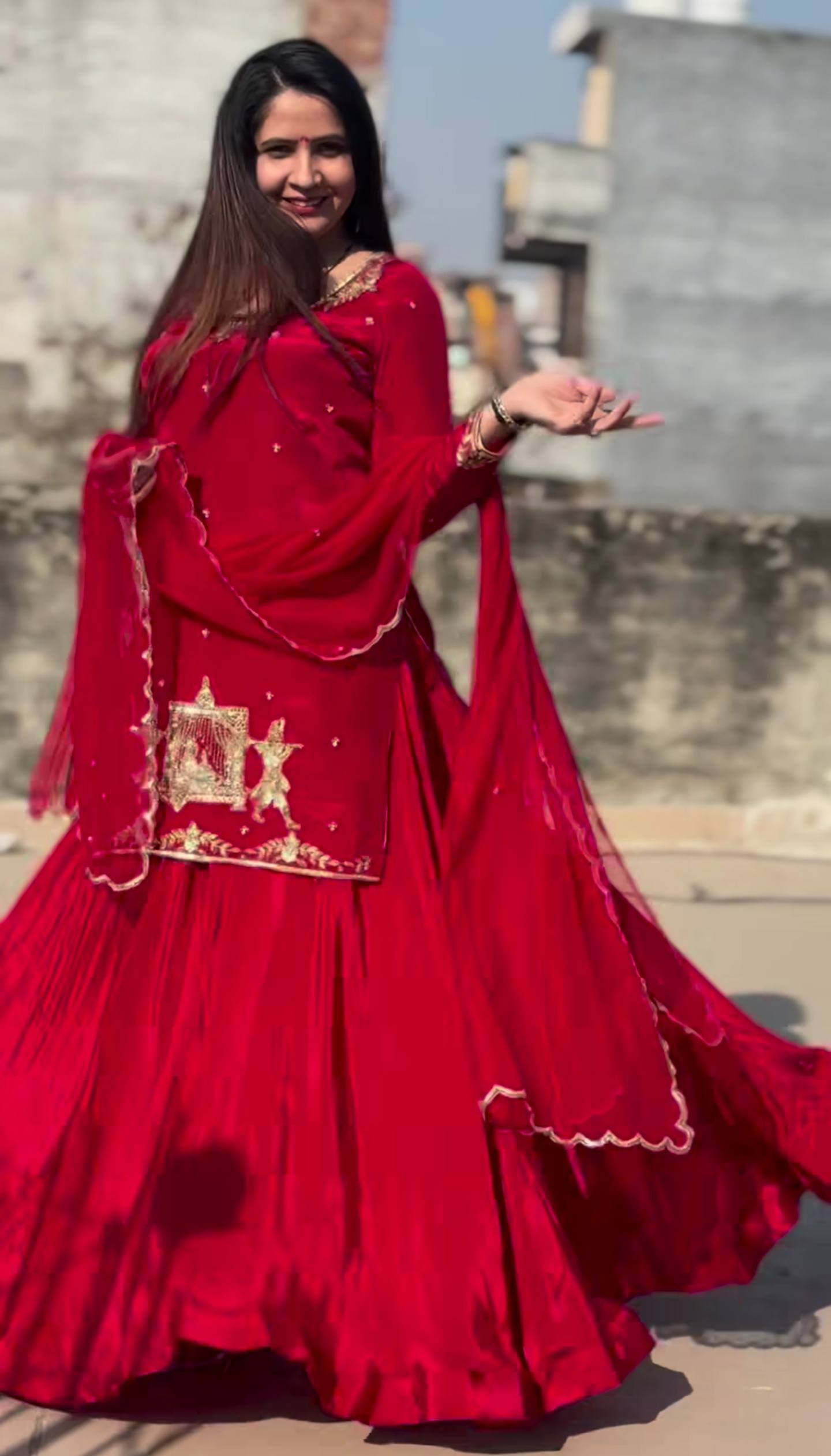 Zeraya Crep Silk Handwork Lehenga Set