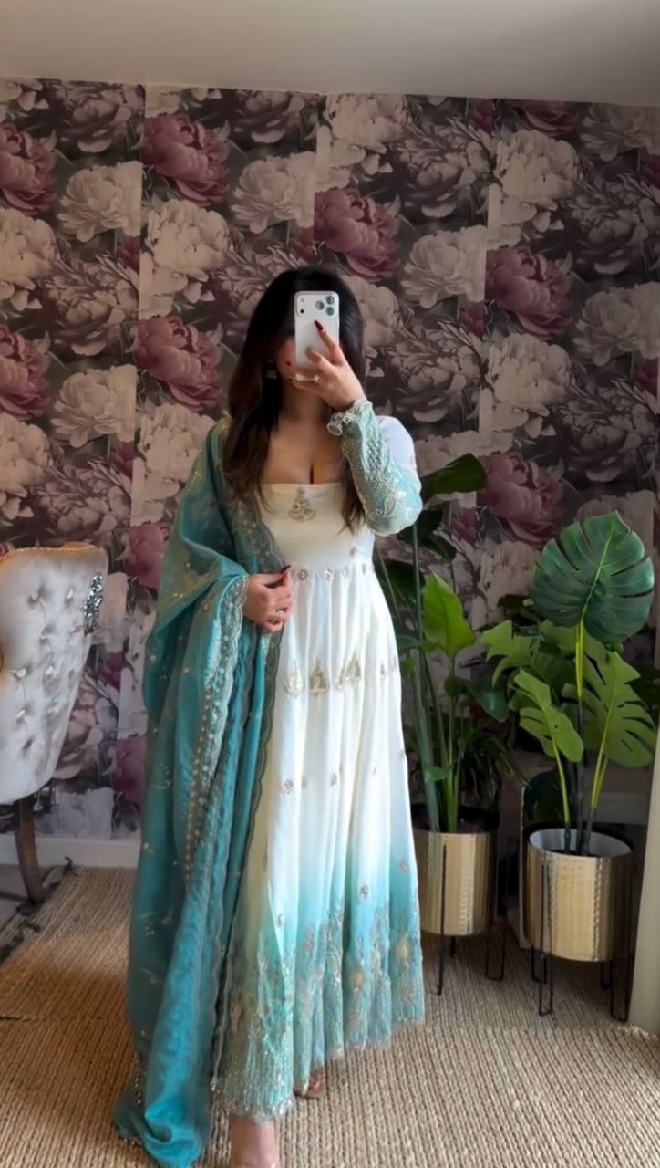 Zyra Star Georgette Anarkali Set