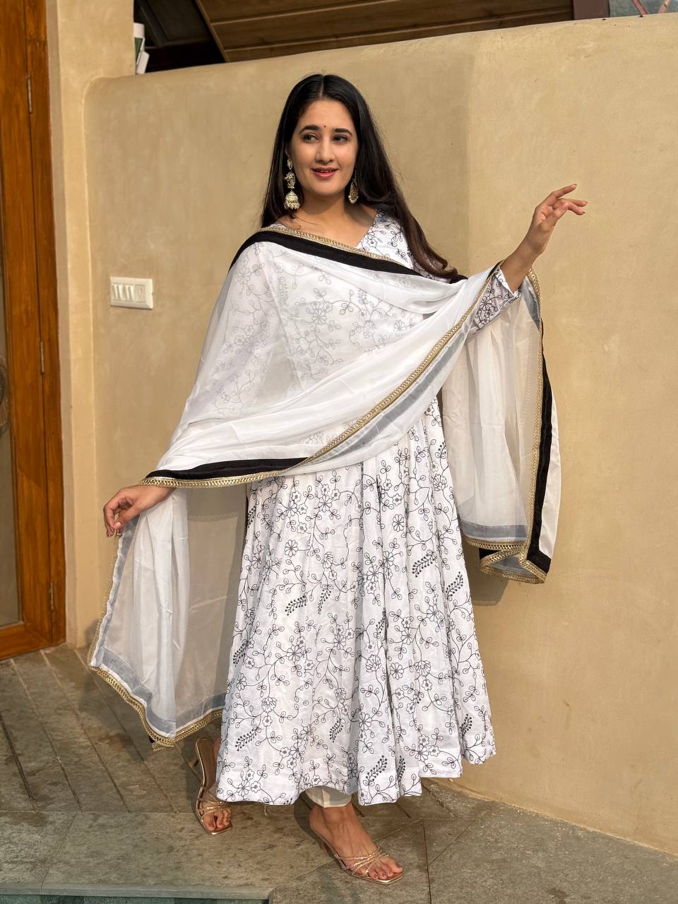 Eira Vichitra Silk Sequence Anarkali Set