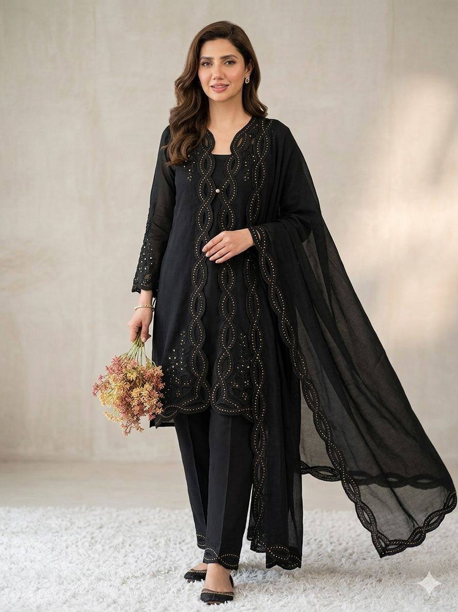 Nooraya Chanderi Shrug Palazzo Set