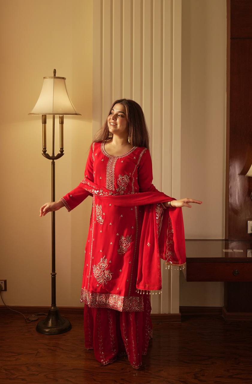 Aafreen Noor Gharara Set