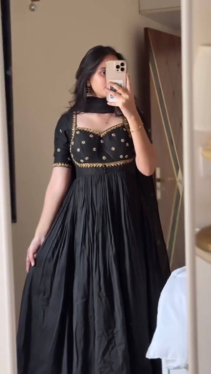 Rihansa Cotton Anarkali Suit Set