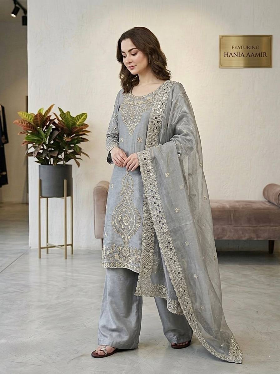 Azeeva Gmy Choo Beads Sharara Set