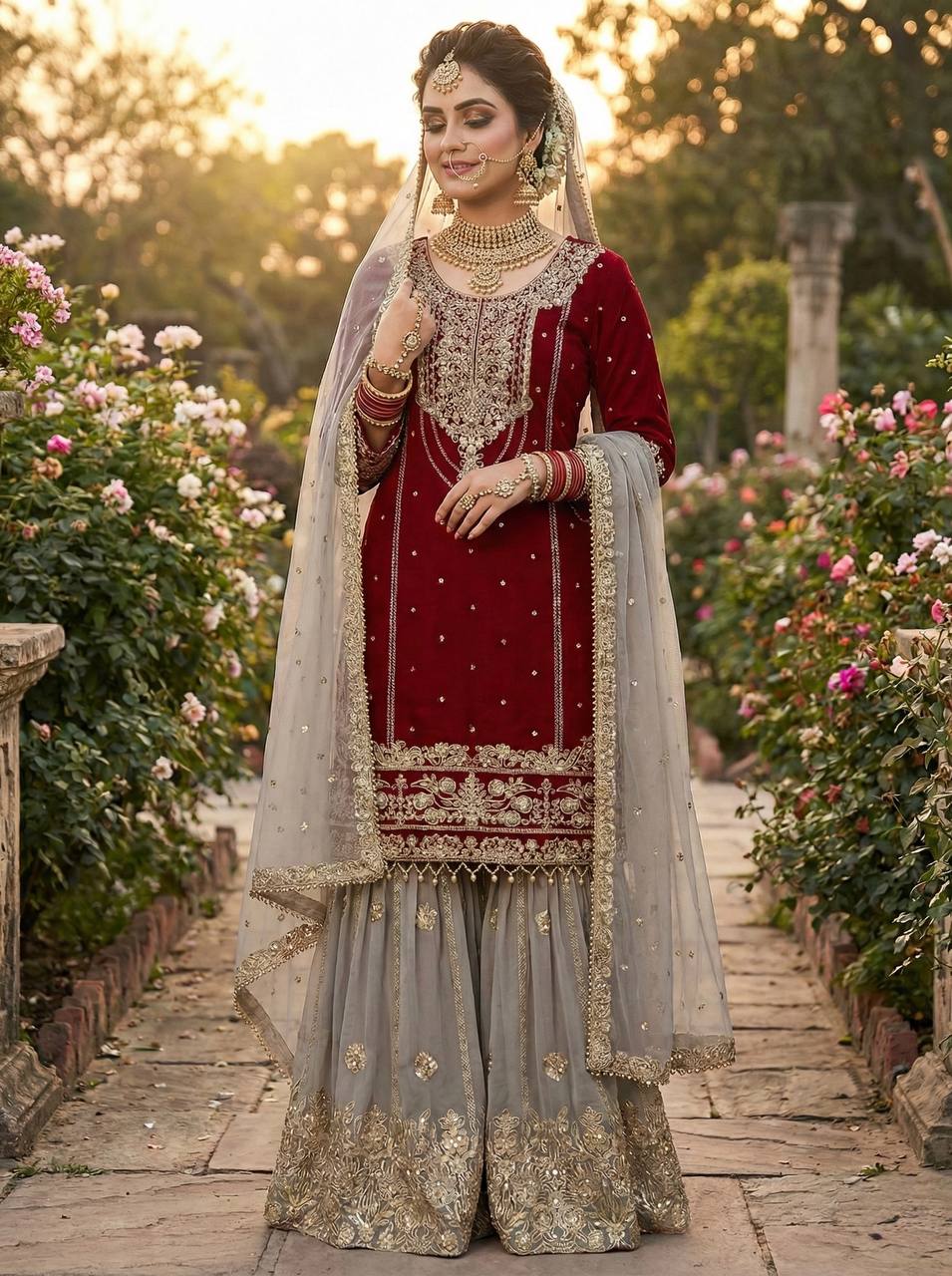 Zyrelia Dori Luxe Palazzo Set
