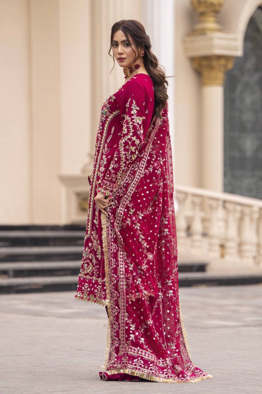 Zynara Georgette Beads Palazzo Set