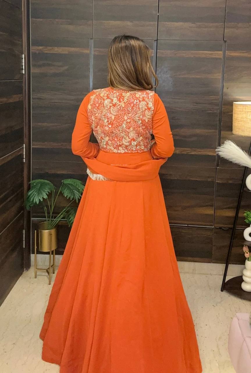 Amber Zariya Embroidered Anarkali Gown