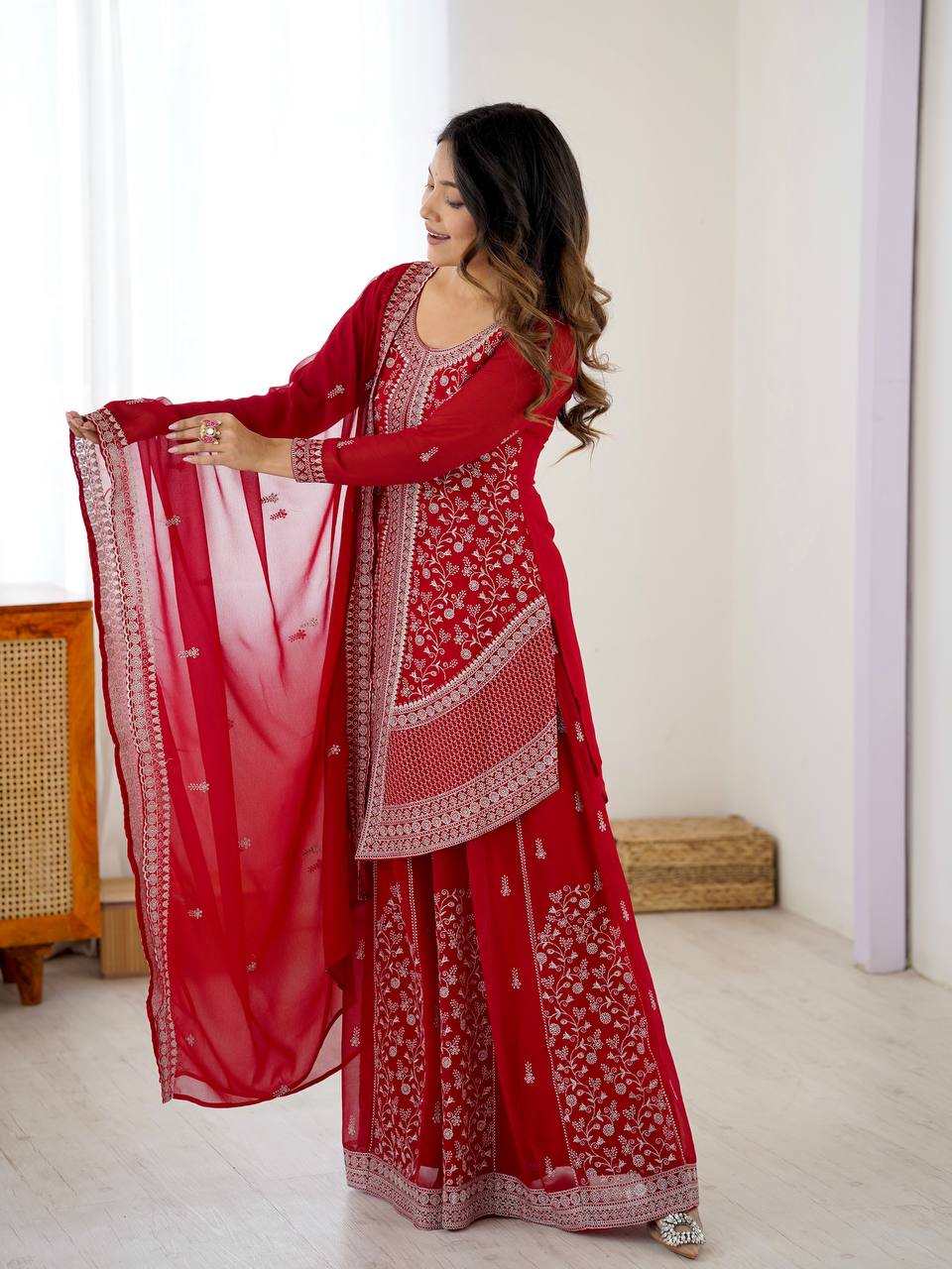 Aarohi Shaded Palazzo Set