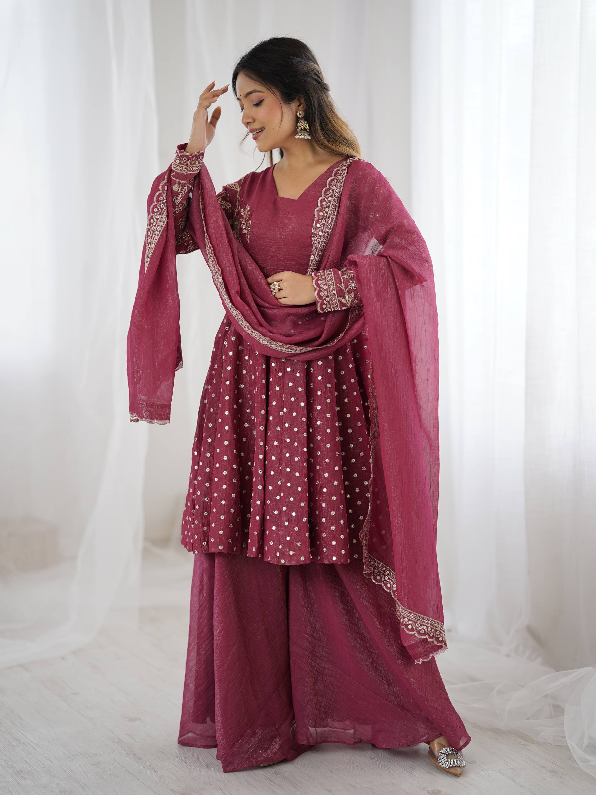 Navira Shine Sharara Set