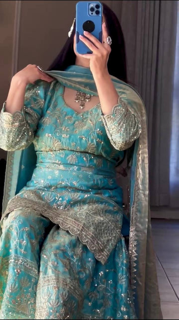 Zyvella Shine Sharara Set