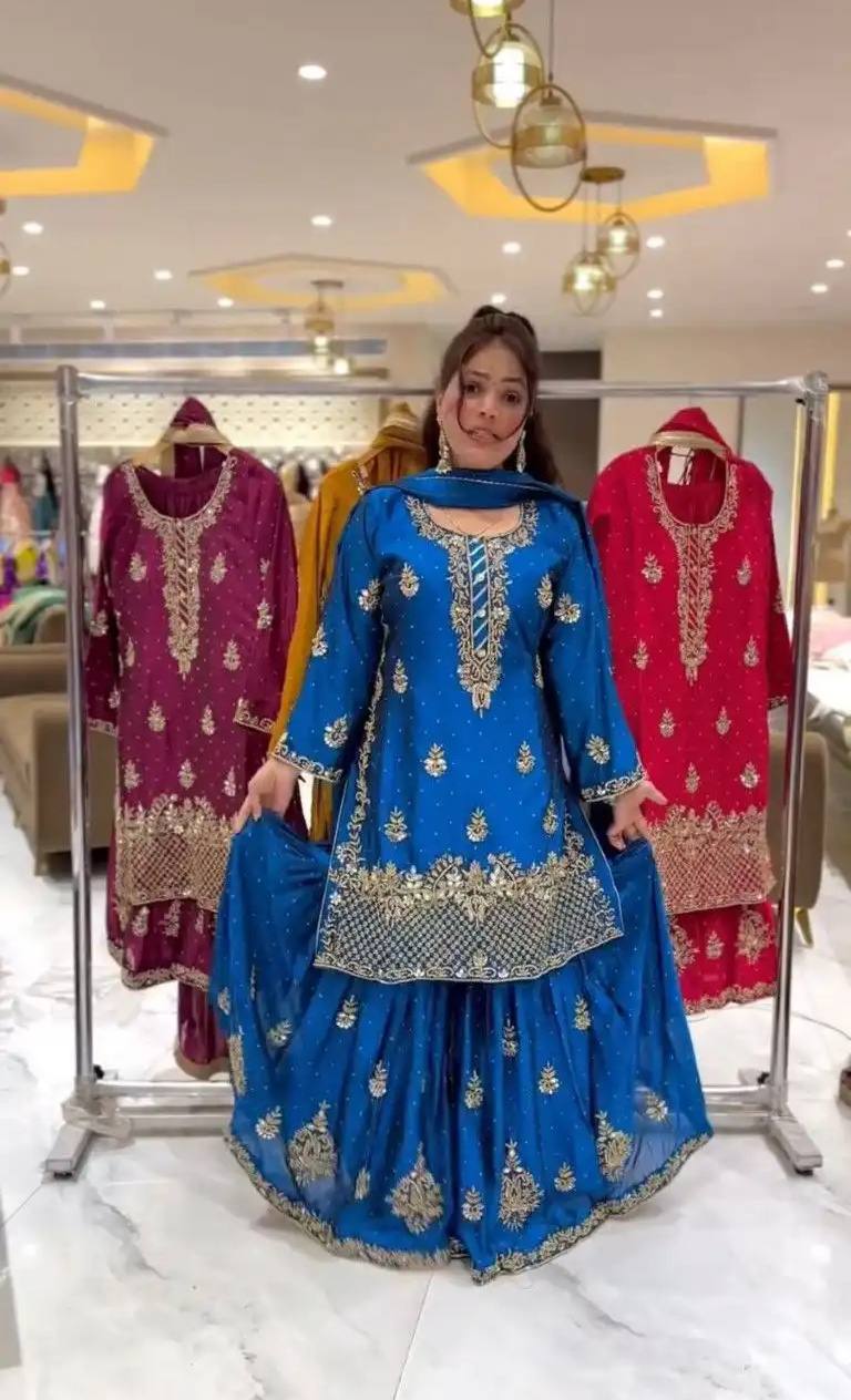 Ariella Shine Sharara Set