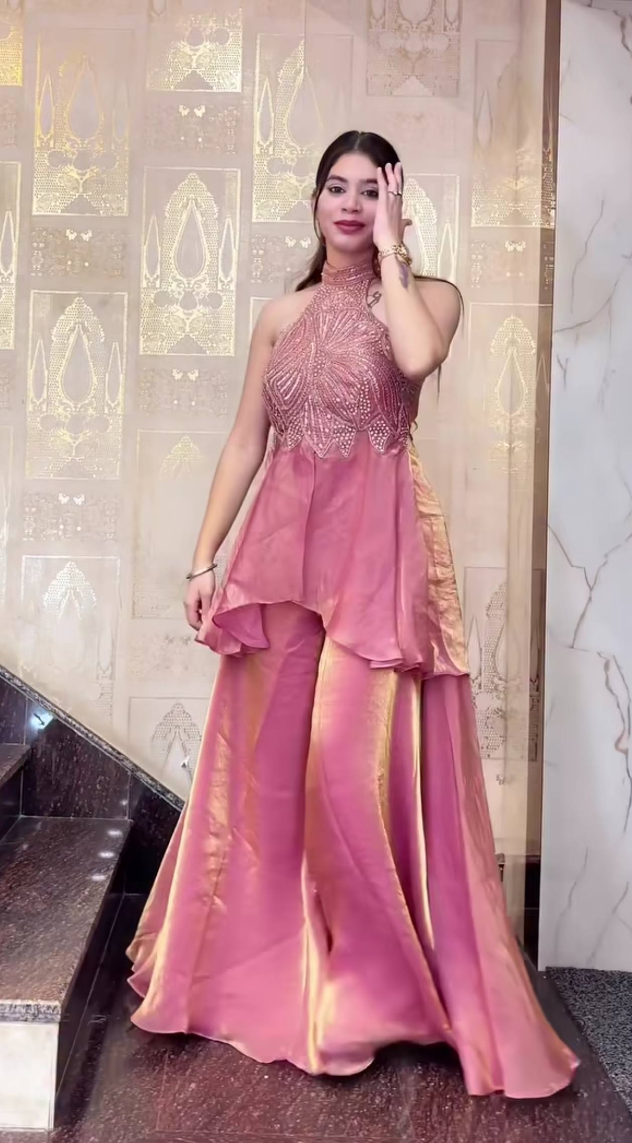 Zireva Moti Grace Sharara Set
