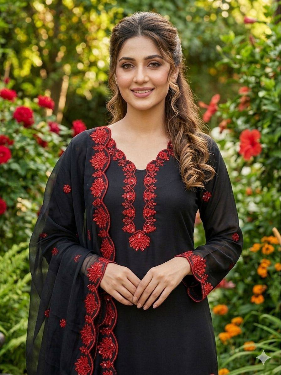 Velmira Sequence Silk Salwar Set