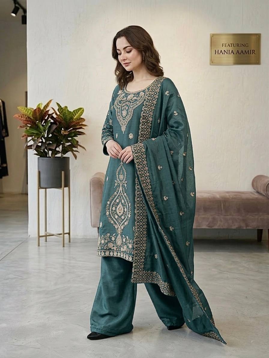 Azeeva Gmy Choo Beads Sharara Set