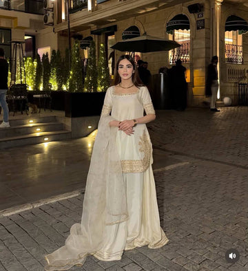 Zivaya Crep Thread Palazzo Set