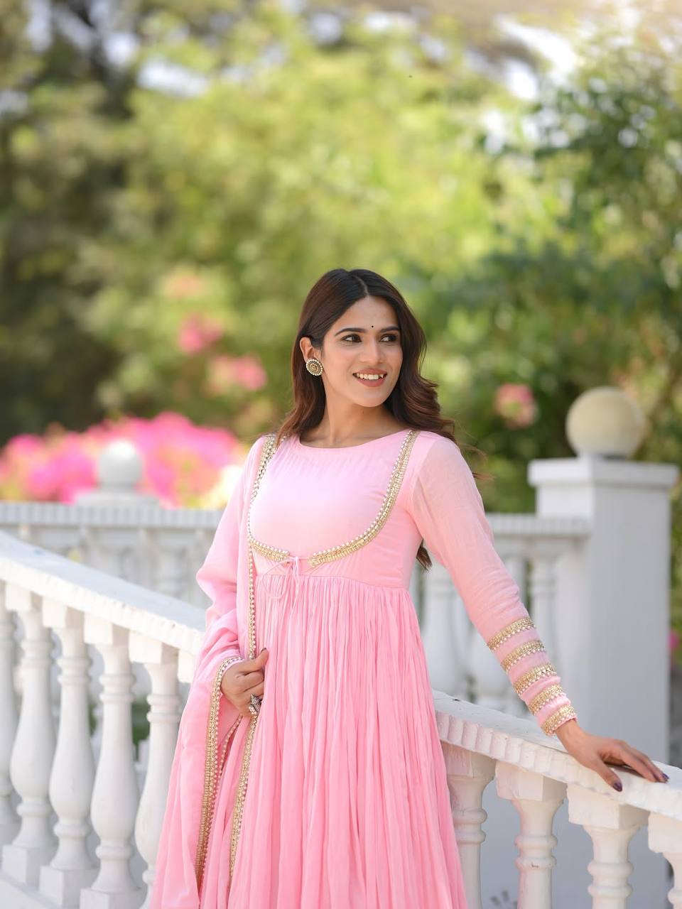 Avelira Chinnon Silk Sharara Set