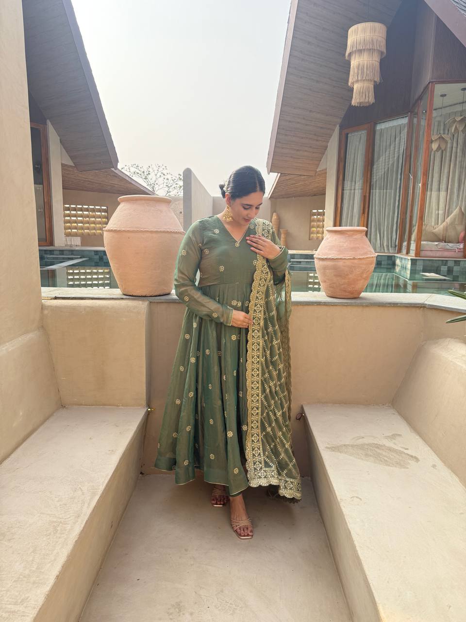 Elmira Moss Fendy Anarkali Set