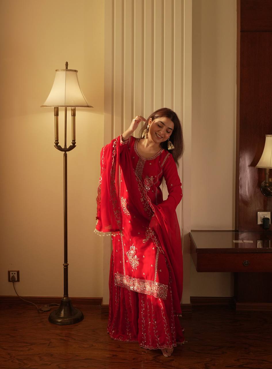 Aafreen Noor Gharara Set