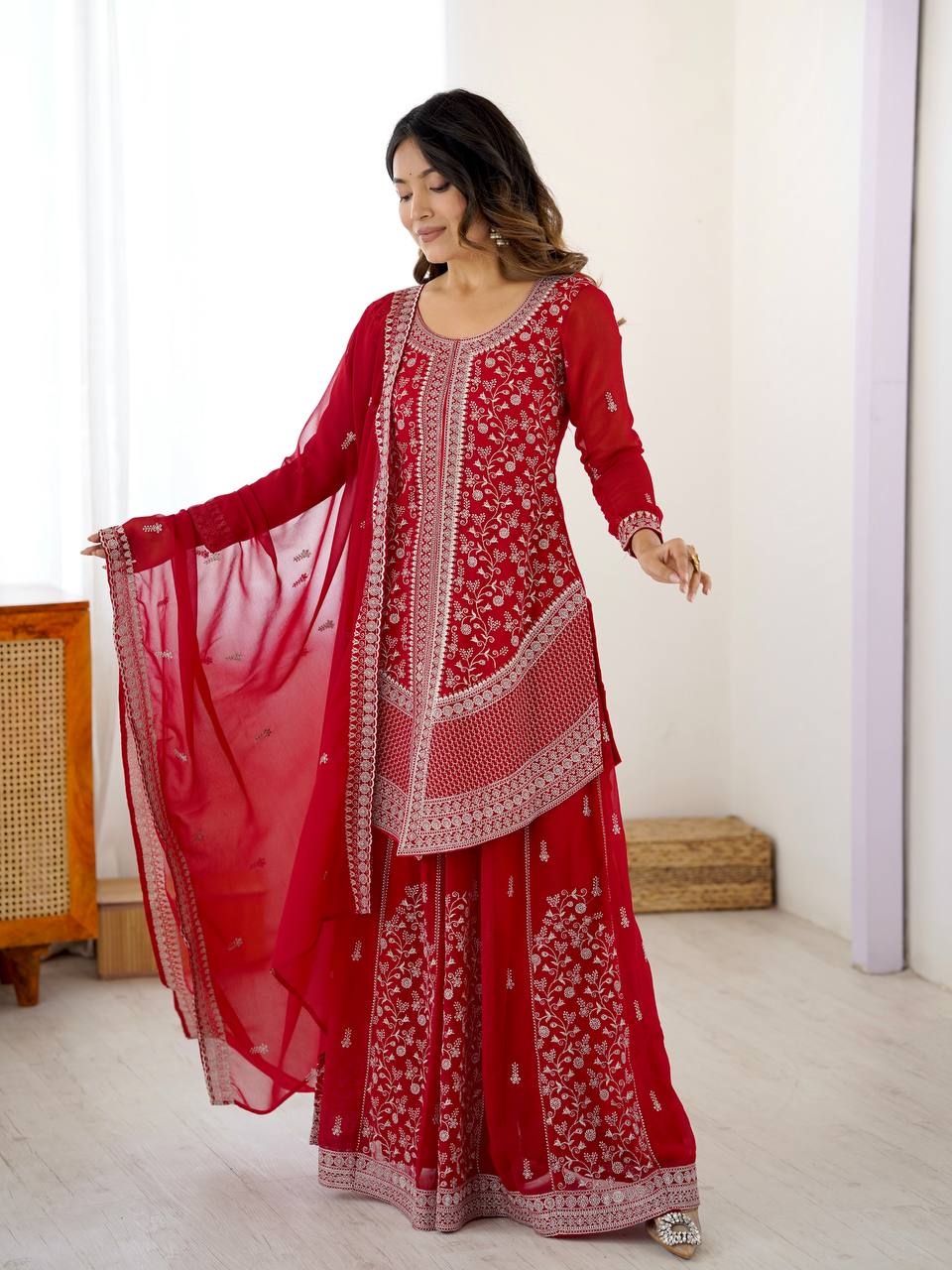 Aarohi Shaded Palazzo Set