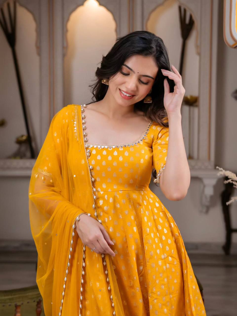 Sargun Anarkali Suit Set